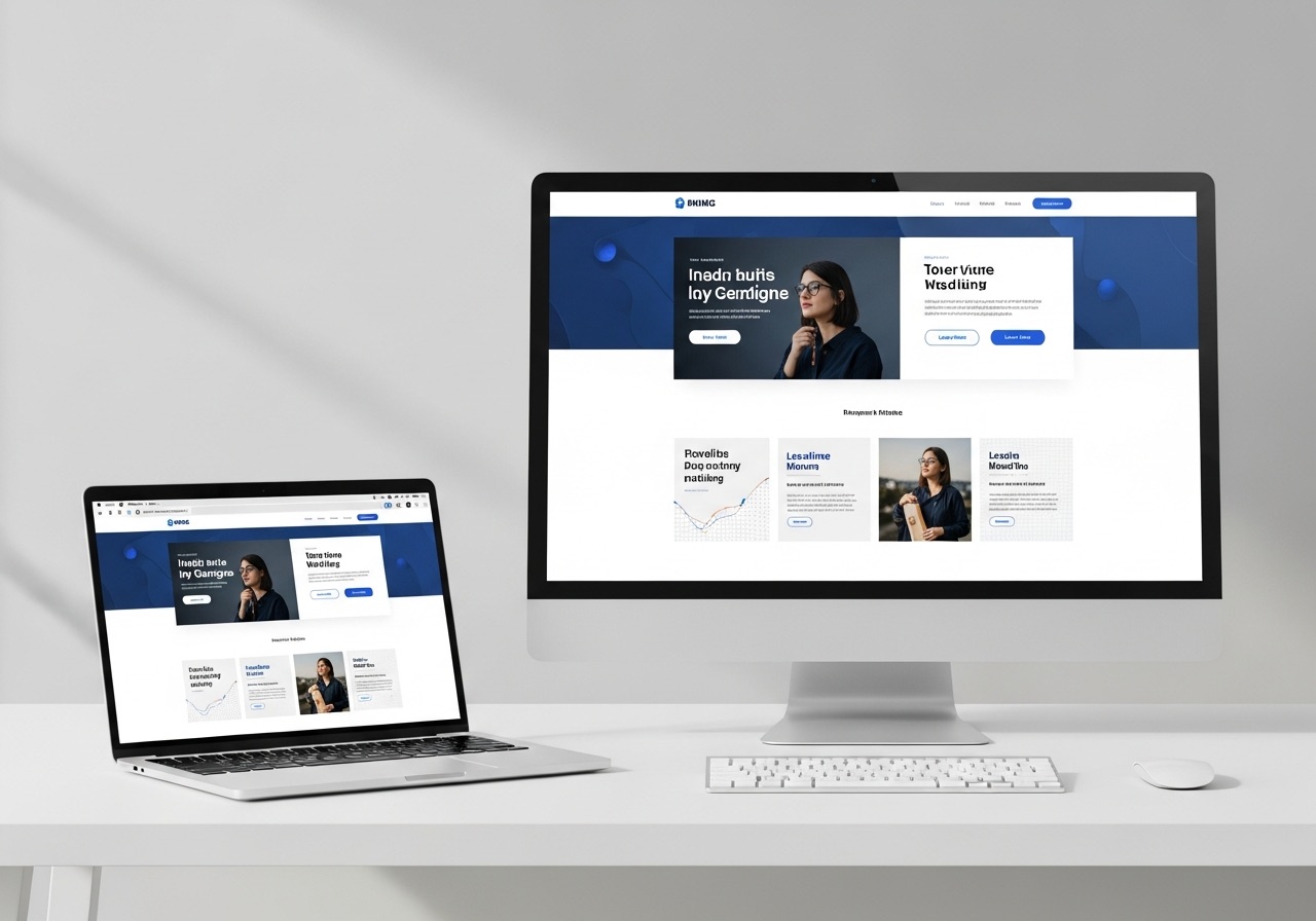 Handcrafted design process for service pages and conversion flows